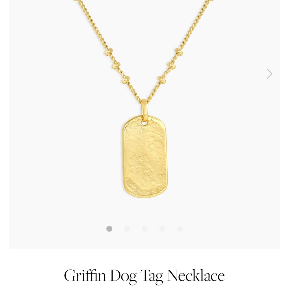 Gorjana Dog Tag Necklace